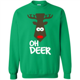 Oh Deer Christmas Reindeer Black mugs PINGPONG - Sweatshirt