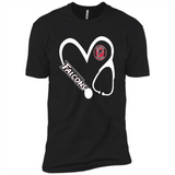 Stethoscope Heart Love Atlanta Falcons For Football Lovers