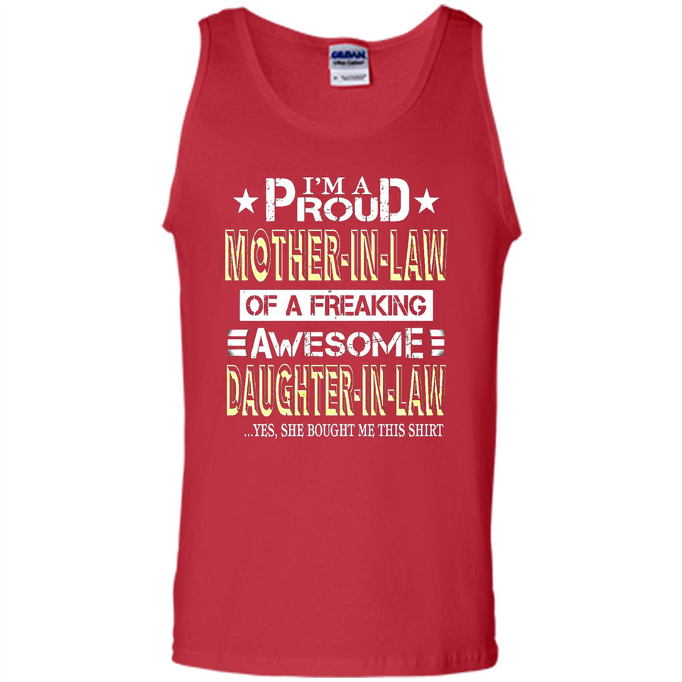 I'm A Proud Mother In Law Of A Freaking Awesome Daughter - Tank Top