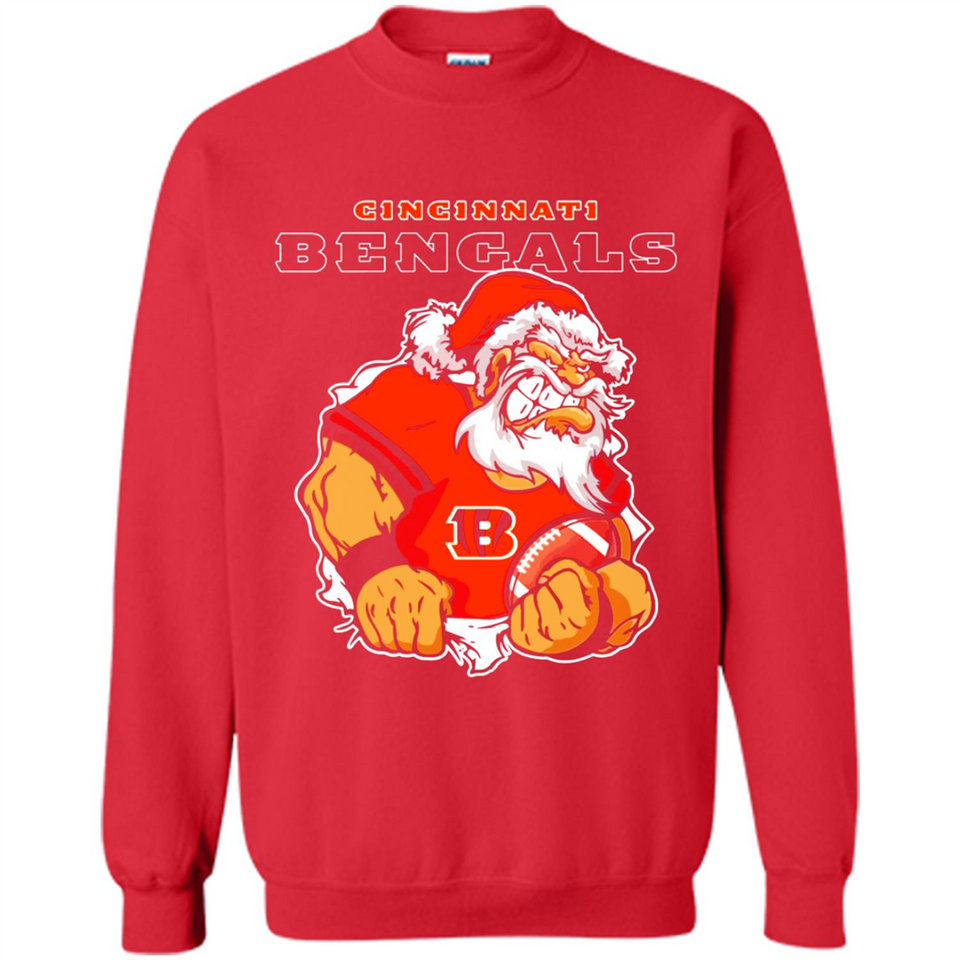Grumpy Santa Claus Cincinnati Bengals Football Team PINGPONG