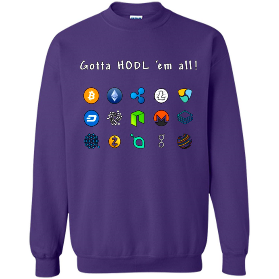 Ethereum Bitcoin Litecoin Gotta HODL em all Crypto PING PONG