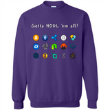 Ethereum Bitcoin Litecoin Gotta HODL em all Crypto PING PONG