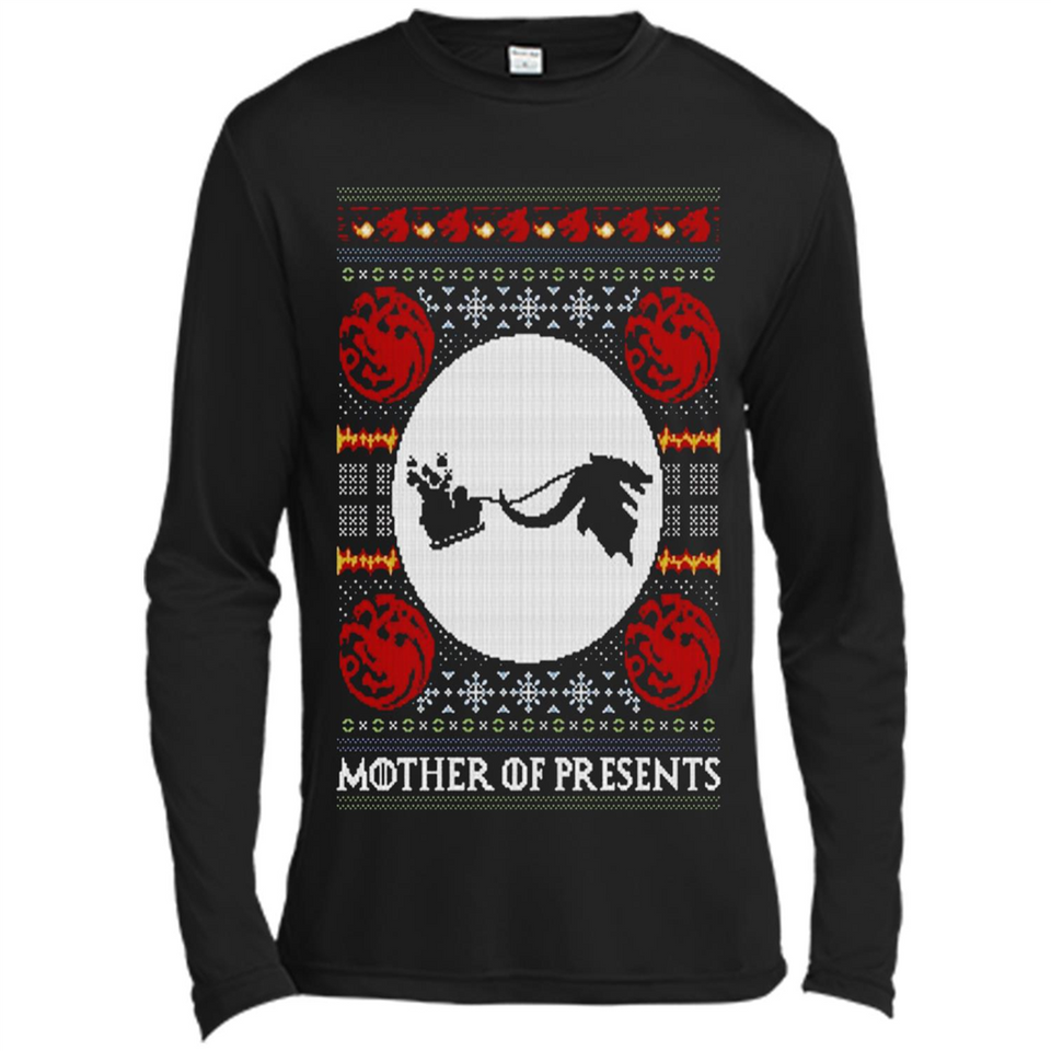 Mother Of Presents – Game of Thrones ugly christmas sweater - Canvas Long Sleeve T-Shirt