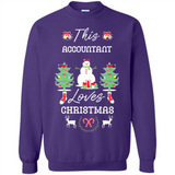 This Accountant Loves Christmas Tree Shirt with Snowman