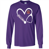 Stethoscope Heart Love Atlanta Falcons For Football Lovers