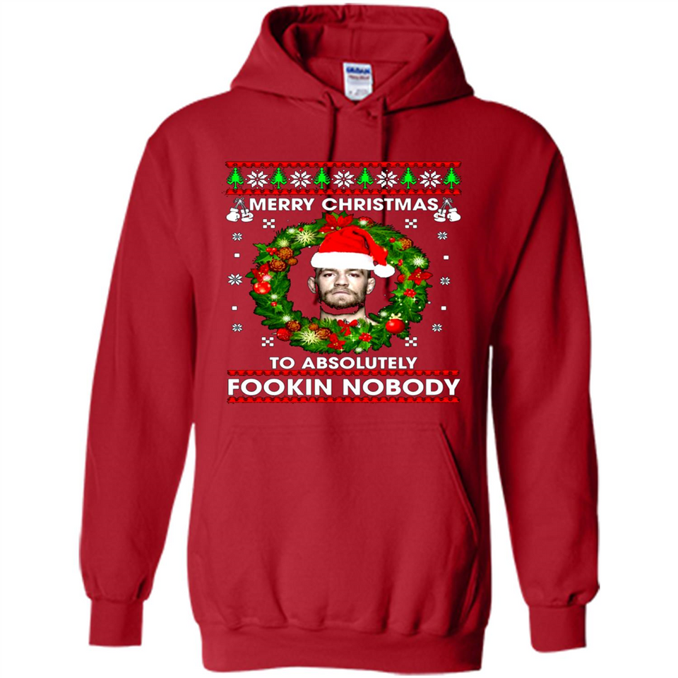 Merry Fookin Christmas Conor Mcgregor sweater PINGPONG