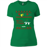 Music Ugly Christmas SweatShirt - Ladies' Boyfriend T-Shirt
