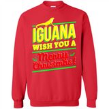 Iguana Wish You A Merry Christmas Animal - Sweatshirt