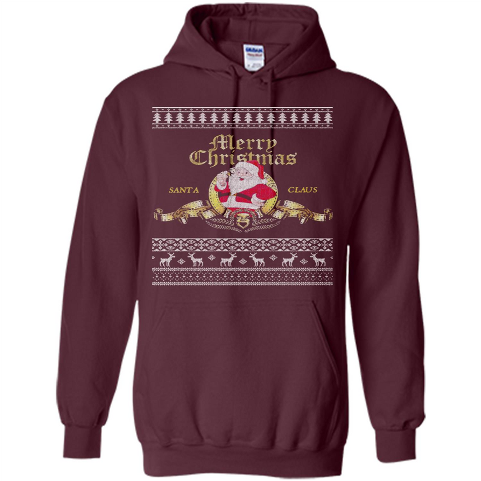 Christmas Santa Goldwyn Mayer Logo - Hoodie