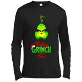 Resting Grinch Face Shirt PINGPONG - Canvas Long Sleeve T-Shirt