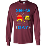 Snow Day Shirt For Detroit Tigers Vs Minion Fans pingpong