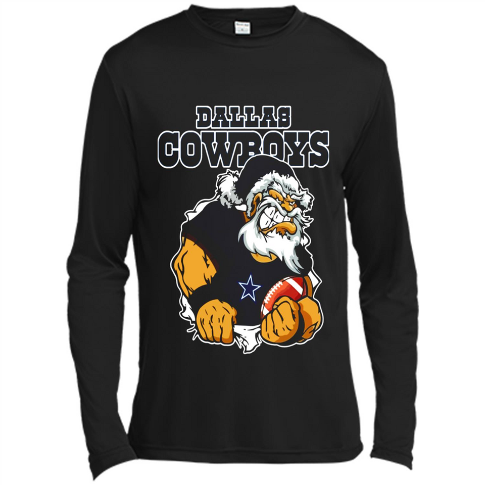 Grumpy Santa Claus Dallas Cowboys Football Team PINGPONG