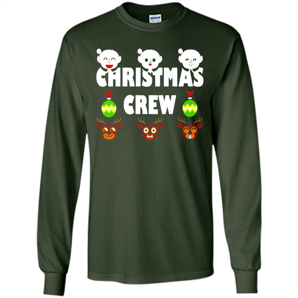 Christmas Crew Gifts Santa Elves Reindeer - Long Sleeve T-Shirt