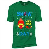 Snow Day Shirt For Los Angeles Angels Vs Minion Fans pingpong