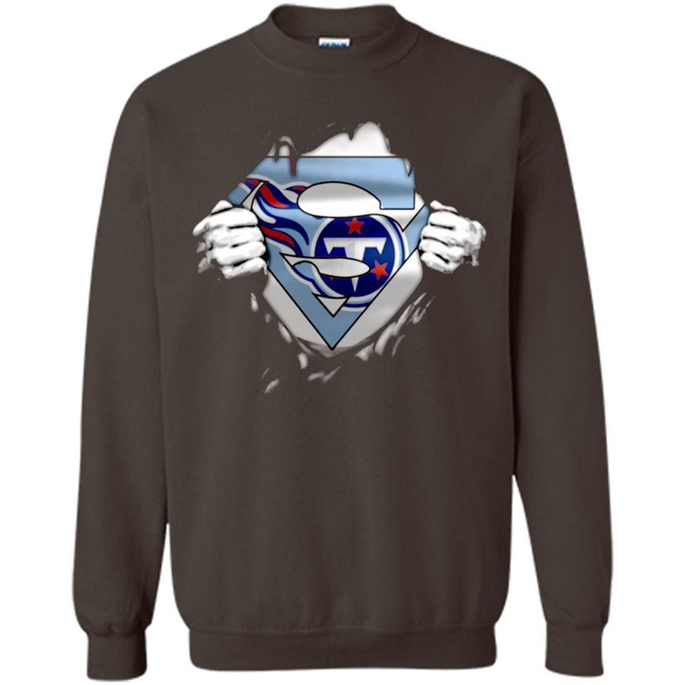 Tennessee Titans And Superman Fans - Sweatshirt