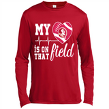 Florida State Seminoles Football My Heart is on that Field - Canvas Long Sleeve T-Shirt