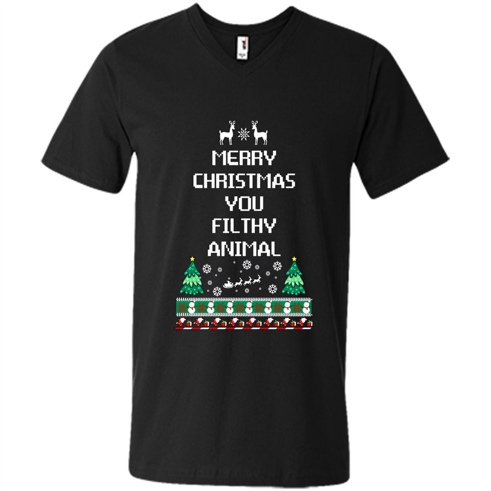 Merry Christmas You Filthy Animal Sweatshirt PINGPONG