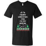 Merry Christmas You Filthy Animal Sweatshirt PINGPONG