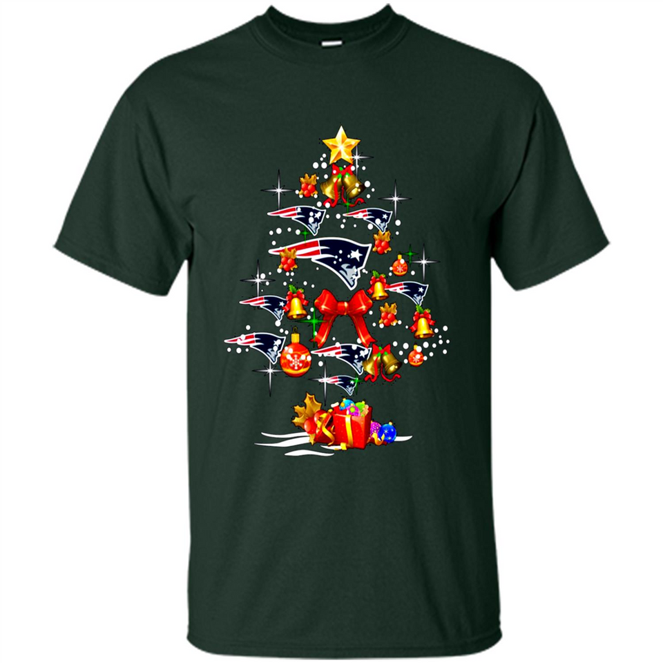 New England Patriots Christmas Tree sweater PINGPONG