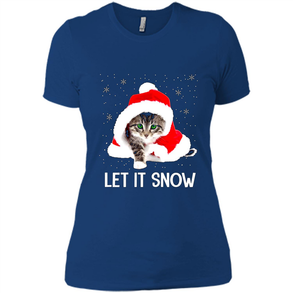 Let It Snow Cat Christmas sweater PINGPONG
