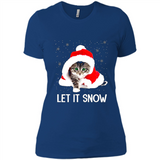 Let It Snow Cat Christmas sweater PINGPONG