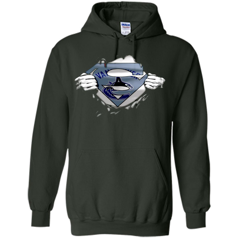 Vancouver Canucks And Superman Fans - Hoodie