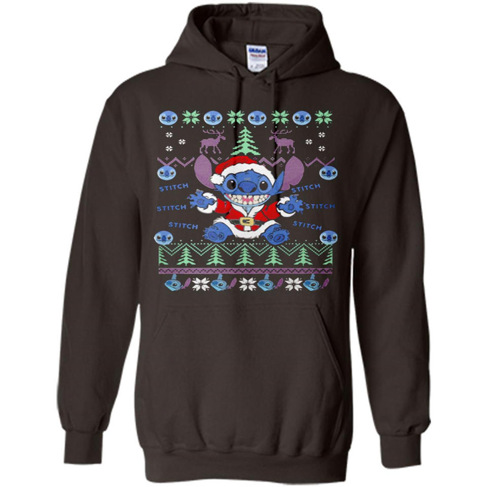 Stitch ugly christmas sweater - Hoodie