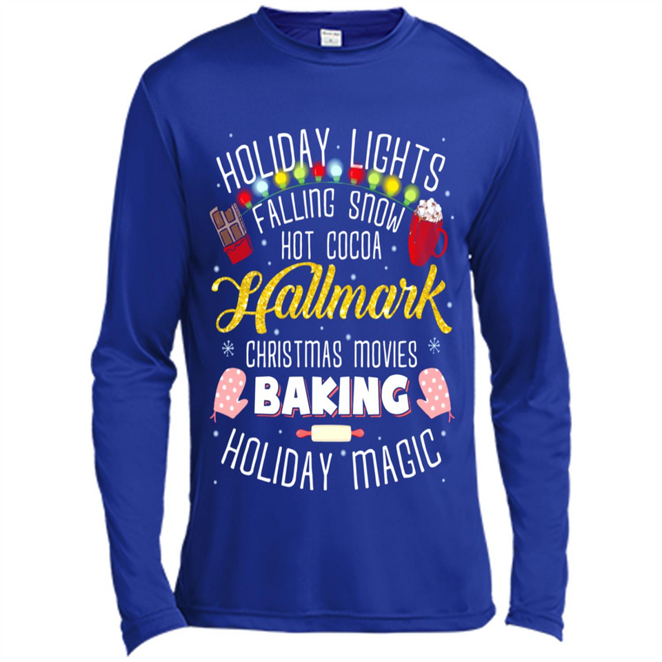 Holiday Lights Falling Snow Hot Cocoa Hallmark Christmas movie