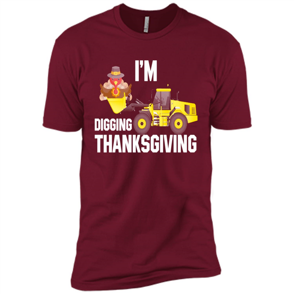 I'm Digging Thanksgiving Cute Turkey Tractor