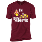 I'm Digging Thanksgiving Cute Turkey Tractor