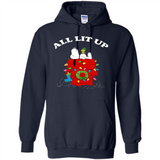 Peanuts By Schulz Snoopy Young Men_s Christmas SweatShirt - Hoodie