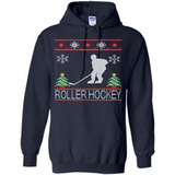 roller hockey Christmas ugly