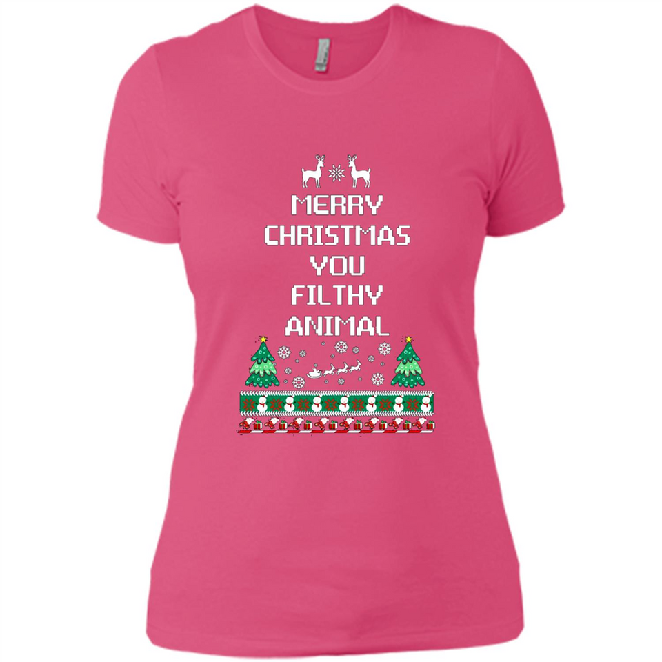 Merry Christmas You Filthy Animal Sweatshirt PINGPONG