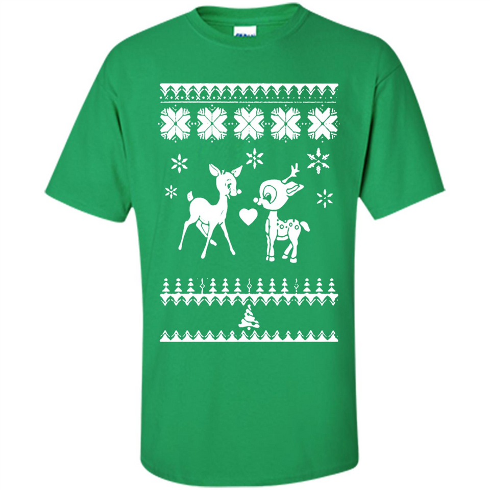 Rudolph and Clarice Ugly Christmas Sweater - Shirt
