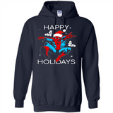 Marvel Spider Man Happy Holidays Santa Christmas Mug PINGPONG - Hoodie