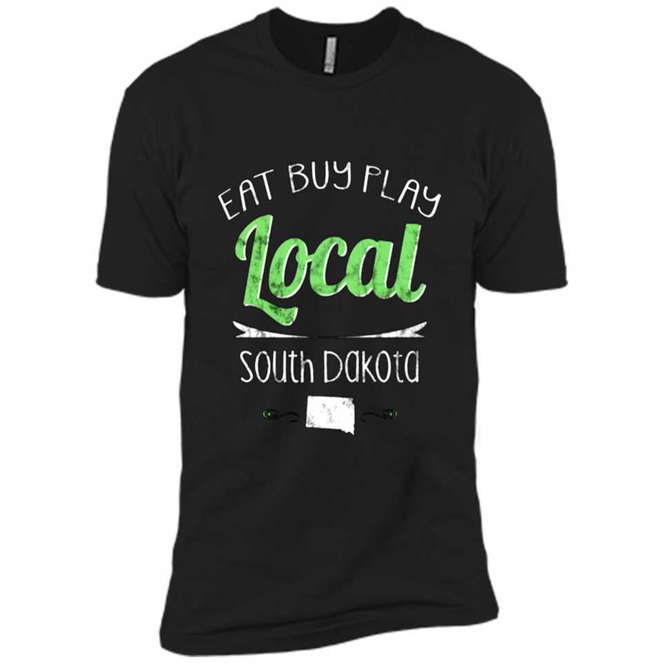 Eat Buy Play Local South Dakota Distressed PING PONG
