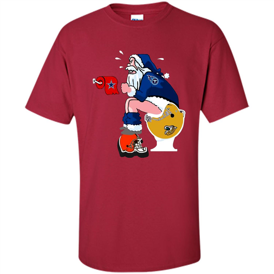 Tennessee Titans Santa Claus Toilet