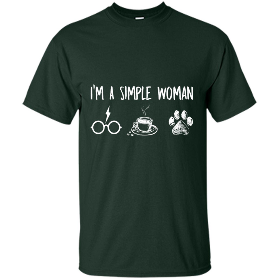 I’m Simple Woman Like Harry Potter, Coffee and Dog