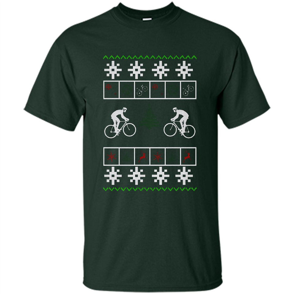 Christmas Ugly Sweater Cycling - Best Ugly Christmas Sweater - Shirt