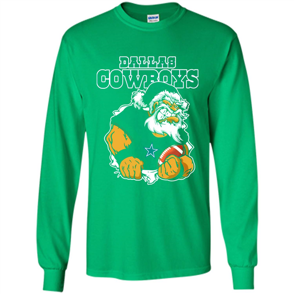 Grumpy Santa Claus Dallas Cowboys Football Team PINGPONG