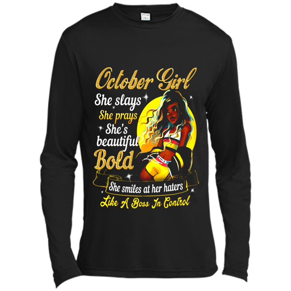 October Girl She Slays She Prays She's Beautiful PINGPONG