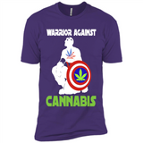 warrior against cannabis - Premium Short Sleeve T-Shirt