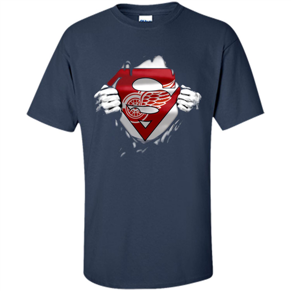 Detroit Red Wings And Superman Fans - Shirt