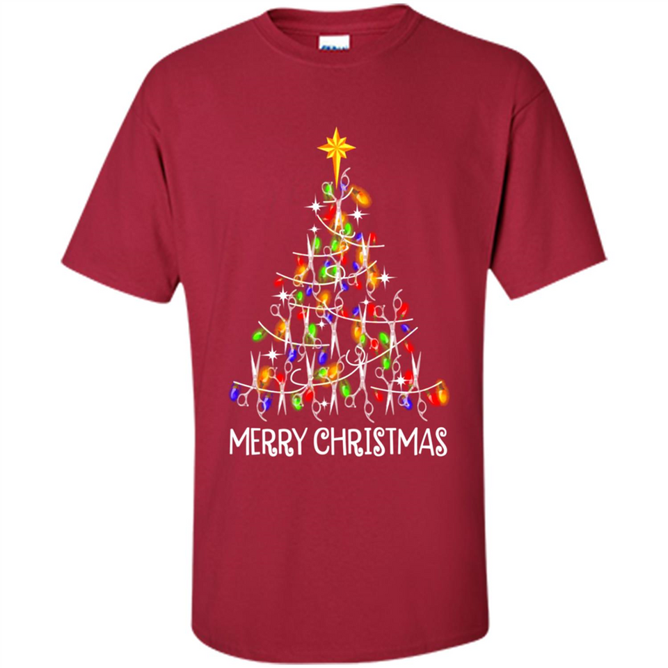 Hairstylist Merry Christmas Hairstylist Scissors Christmas Tree PING PONG