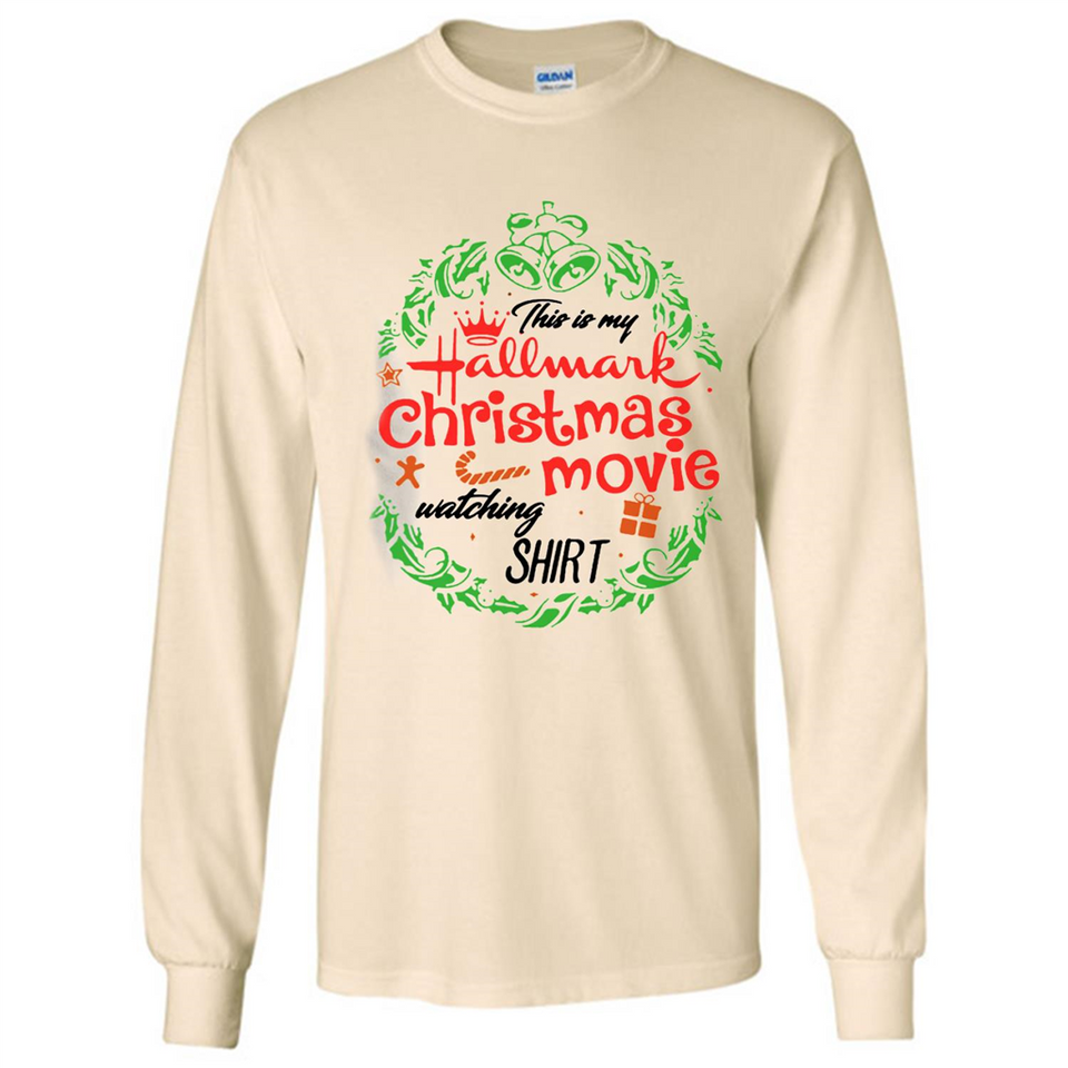 This is My Hallmark-Christmas Movies Watching Sporty T-Shirt - Long Sleeve T-Shirt