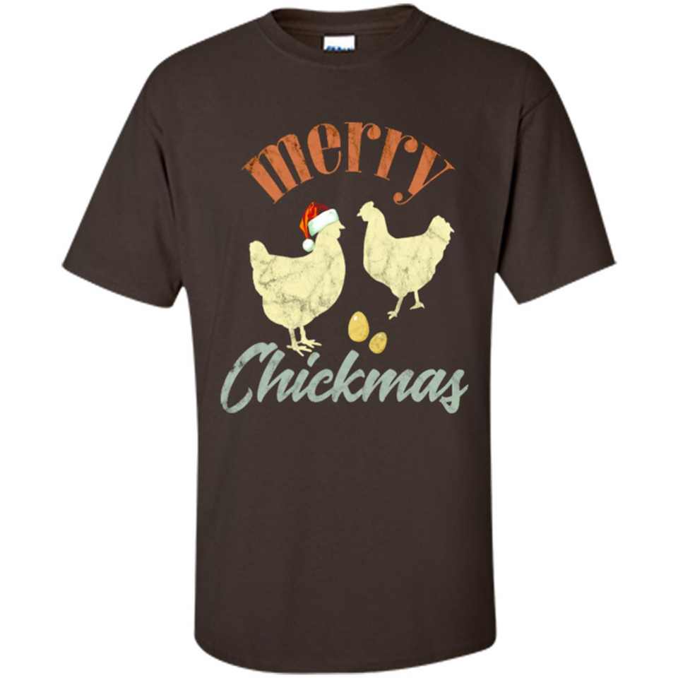 Christmas Chicken Vintage Shirt Funny Santa Hen Farmer Lover - Shirt