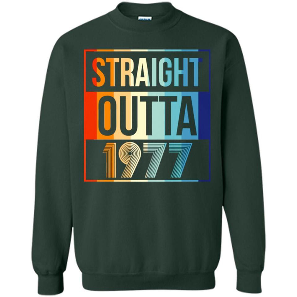 Retro Straight Outta 1977 41 Years Old - Sweatshirt