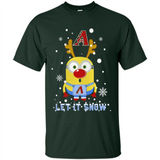Minion Arizona Diamondbacks Ugly Christmas Sweater Let it Snow - Shirt