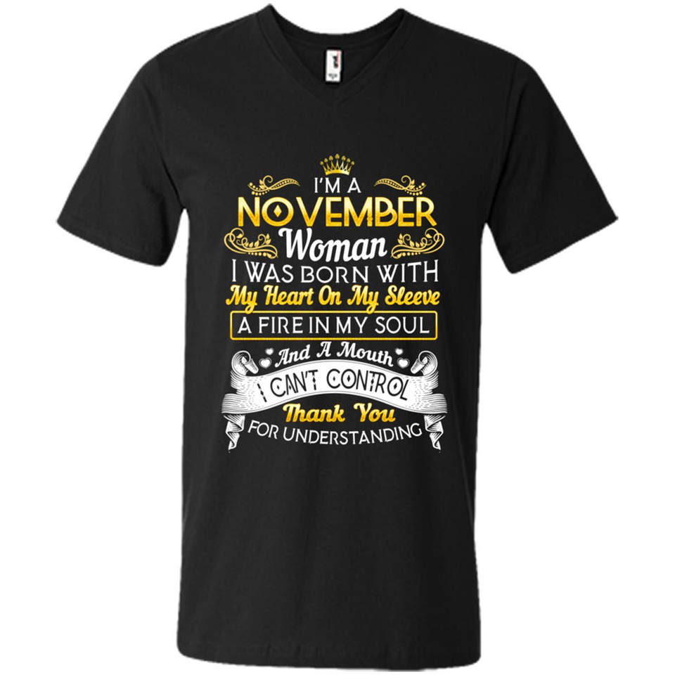I'm A November Woman-Queen November - Men's V-Neck
