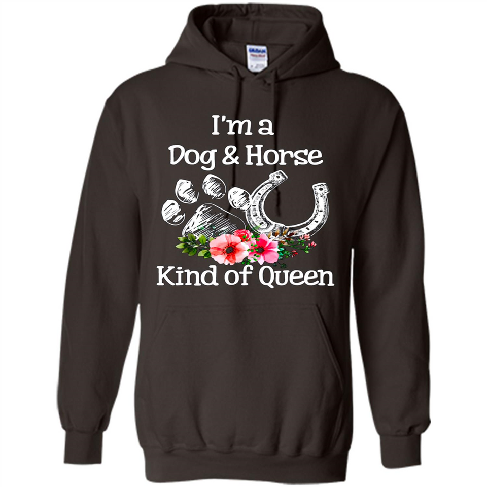 I'm A Dog & Horse Shirt Animal Lover Gift
